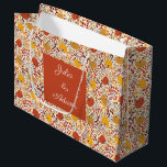 Pumpkin Gift Bag<br><div class="desc">Beautiful invitations and stationery for special occasions and festivals are available in both physical and digital formats. We can extend any design into matching items such as RSVP cards,  labels,  envelopes,  and more. Customisation is available upon request. Looking forward to hearing from you!</div>