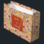 Pumpkin Gift Bag<br><div class="desc">Beautiful invitations and stationery for special occasions and festivals are available in both physical and digital formats. We can extend any design into matching items such as RSVP cards,  labels,  envelopes,  and more. Customisation is available upon request. Looking forward to hearing from you!</div>