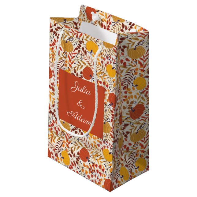 Pumpkin Gift Bag (Front Angled)