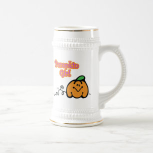Pumpkin Girl Beer Stein