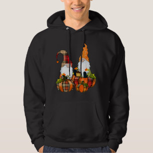 Pumpkin Gnomes Fall Autumn Cute Halloween Thanksgi Hoodie