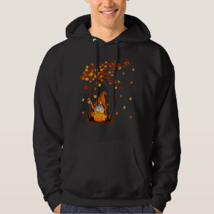 Pumpkin Gnomes Fall Autumn Cute Halloween Thanksgi Hoodie