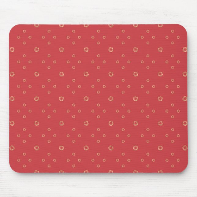 Pumpkin | Golden Zinnia Sun Mouse Pad (Front)