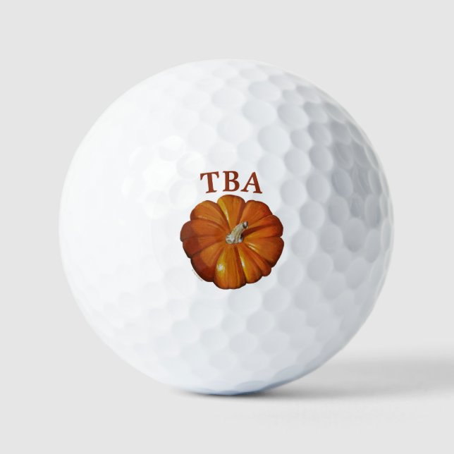 Pumpkin Golf Balls (Front)
