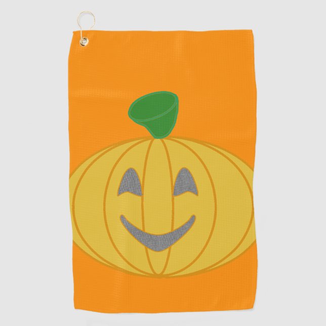 Pumpkin Golf Towel (Front)