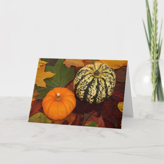 Pumpkin greeting card (Front)