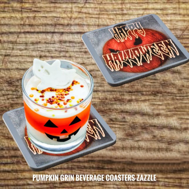 Pumpkin Grin Coaster (Creator Uploaded)