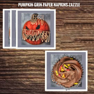 Pumpkin Grin Napkin