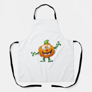 pumpkin halloween         apron