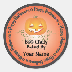 Pumpkin Halloween Baked by Sticker