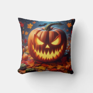 pumpkin/Halloween/bat spooky Cushion