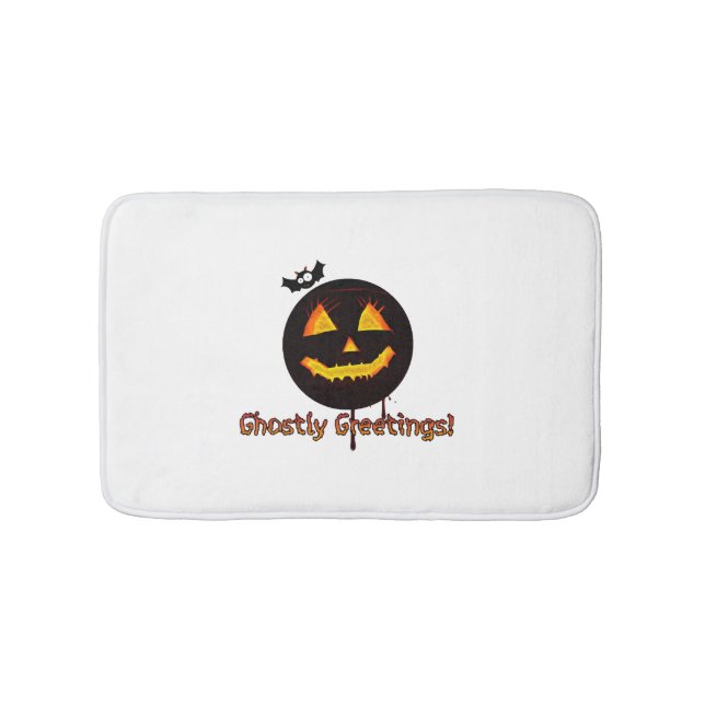 Pumpkin Halloween             Bath Mat (Front)