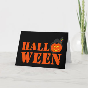 Pumpkin Halloween Card