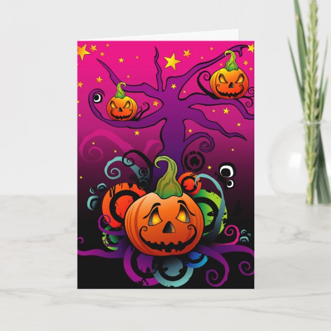 Pumpkin Halloween Card (Front)