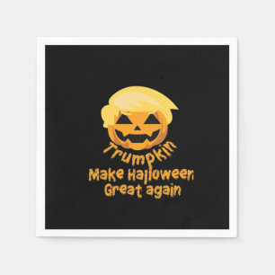 Pumpkin Halloween Design Napkin