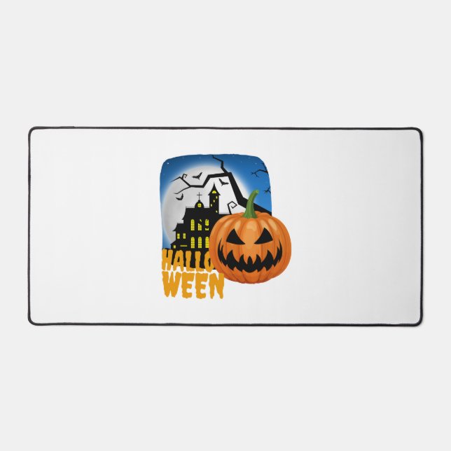 Pumpkin Halloween                                  Desk Mat (Front)