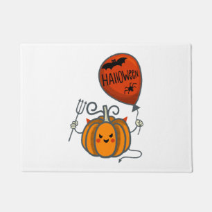Pumpkin Halloween Doormat