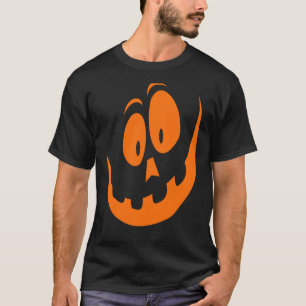 Pumpkin Halloween Face T-Shirt