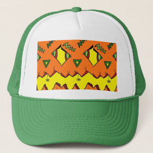 Pumpkin Halloween Jack-O-Lantern & Spider Hat