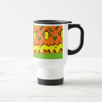 Pumpkin Halloween Jack-O-Lantern & Spider Mug