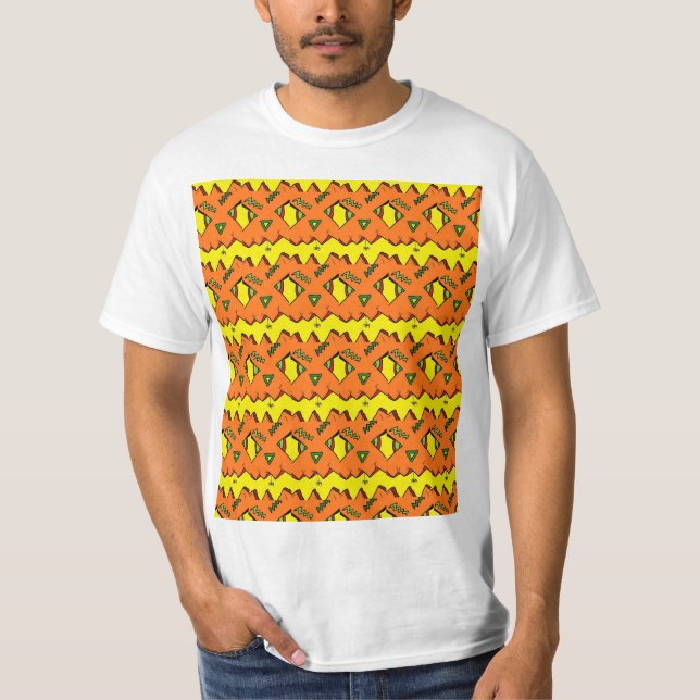 Pumpkin Halloween Jack-O-Lantern & Spider Tee (Front)
