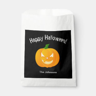 Pumpkin Halloween Party Favour Treat Bags