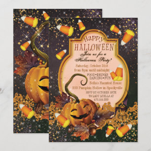 PUMPKIN HALLOWEEN PARTY INVITATION