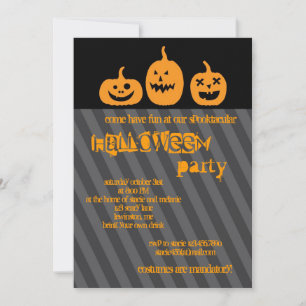 Pumpkin Halloween Party Invitation