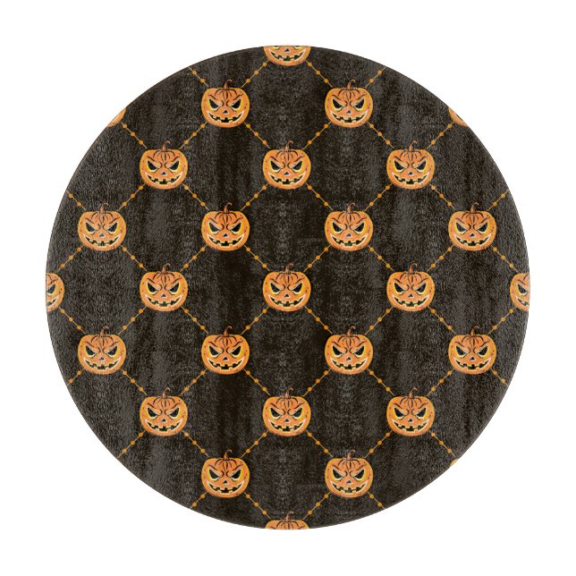 Pumpkin Halloween party theme. Cutting Board (Front)