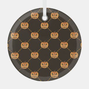 Pumpkin Halloween party theme. Glass Tree Decoration