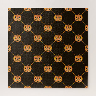 Pumpkin Halloween party theme. Jigsaw Puzzle