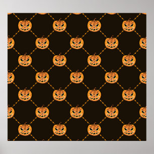 Pumpkin Halloween party theme. Poster