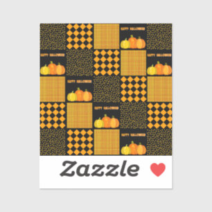 Pumpkin Halloween Patchwork Pattern