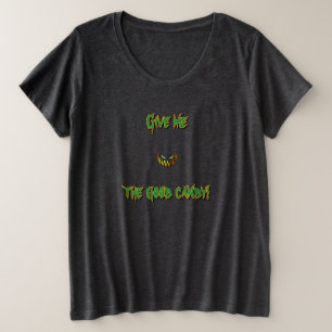 pumpkin halloween plus size T-Shirt