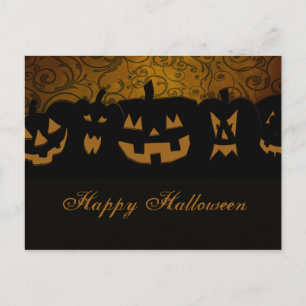 Pumpkin Halloween Postcard