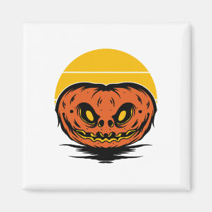 Pumpkin Halloween Shirts For Men Women Jack O Lant Magnet