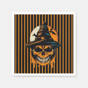 pumpkin/Halloween/skull/spooky Napkin