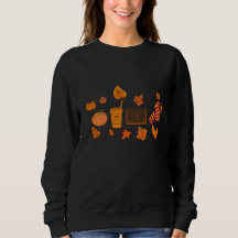 Pumpkin Halloween Sweatshirt Fall Cosy Spooky Vibe