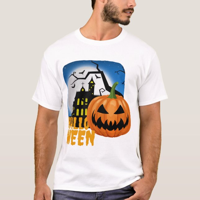 Pumpkin Halloween T-Shirt (Front)
