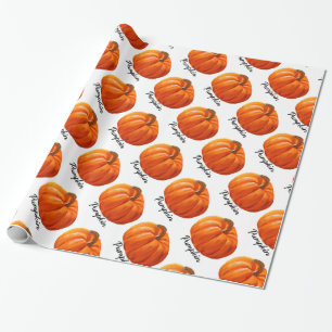 Pumpkin Halloween Wrapping Paper