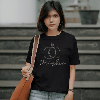 Pumpkin Hand Drawn T-Shirt