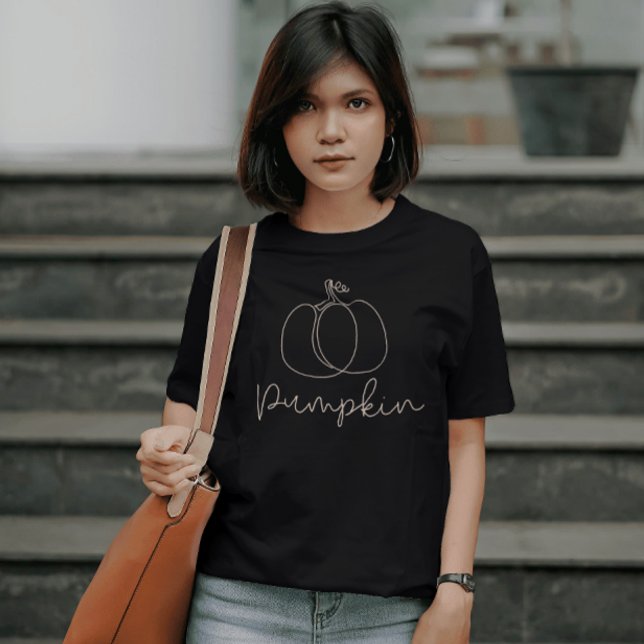 Pumpkin Hand Drawn  T-Shirt (Creator Uploaded)