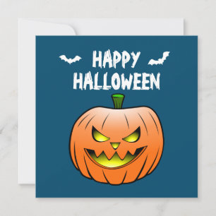 Pumpkin Happy Halloween Card