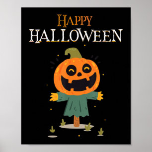pumpkin Happy Halloween Poster
