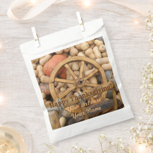 Pumpkin harvest favour bags