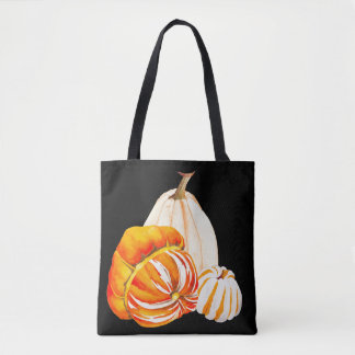Pumpkin Harvest on a Shoulder Tote Bag