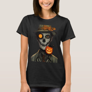 Pumpkin Head Ghost Boy This Year's Spooky Hallowee T-Shirt