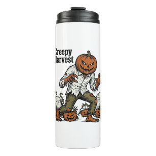 Pumpkin Head Monster Vintage Halloween Shirt Thermal Tumbler