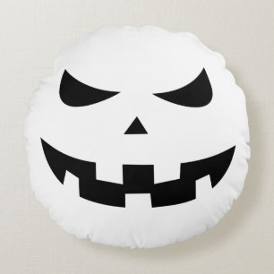 Pumpkin head round cushion