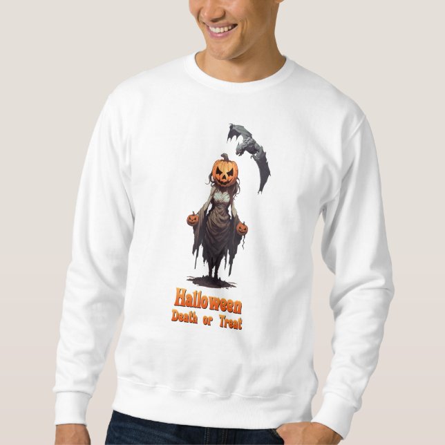 Pumpkin Head Sweatshirt (Front)